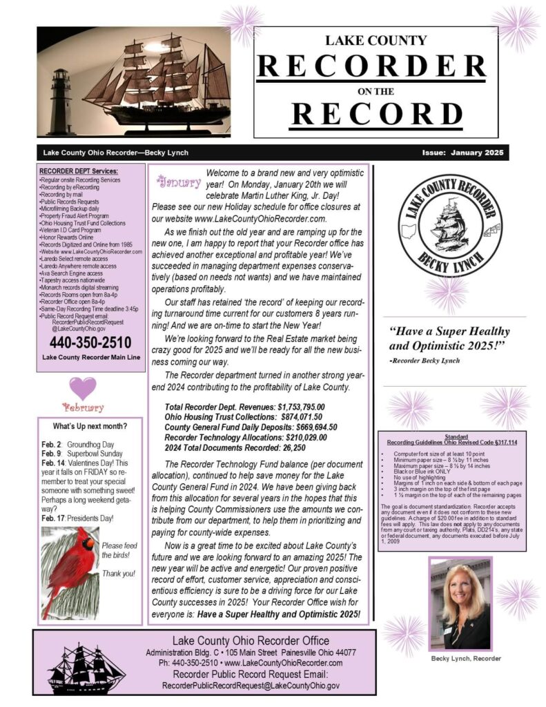 JAN2025RecrdrRecord